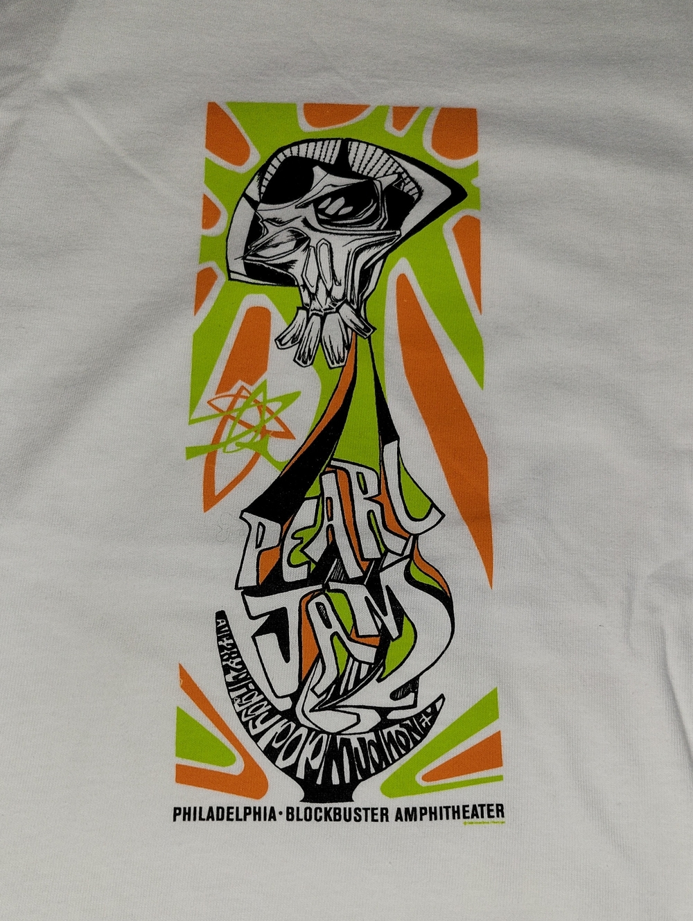 RARE 1998 Pearl Jam Iggy Pop Mudhoney Concert T-shirt Large Mint Condition - Picture 2 of 6